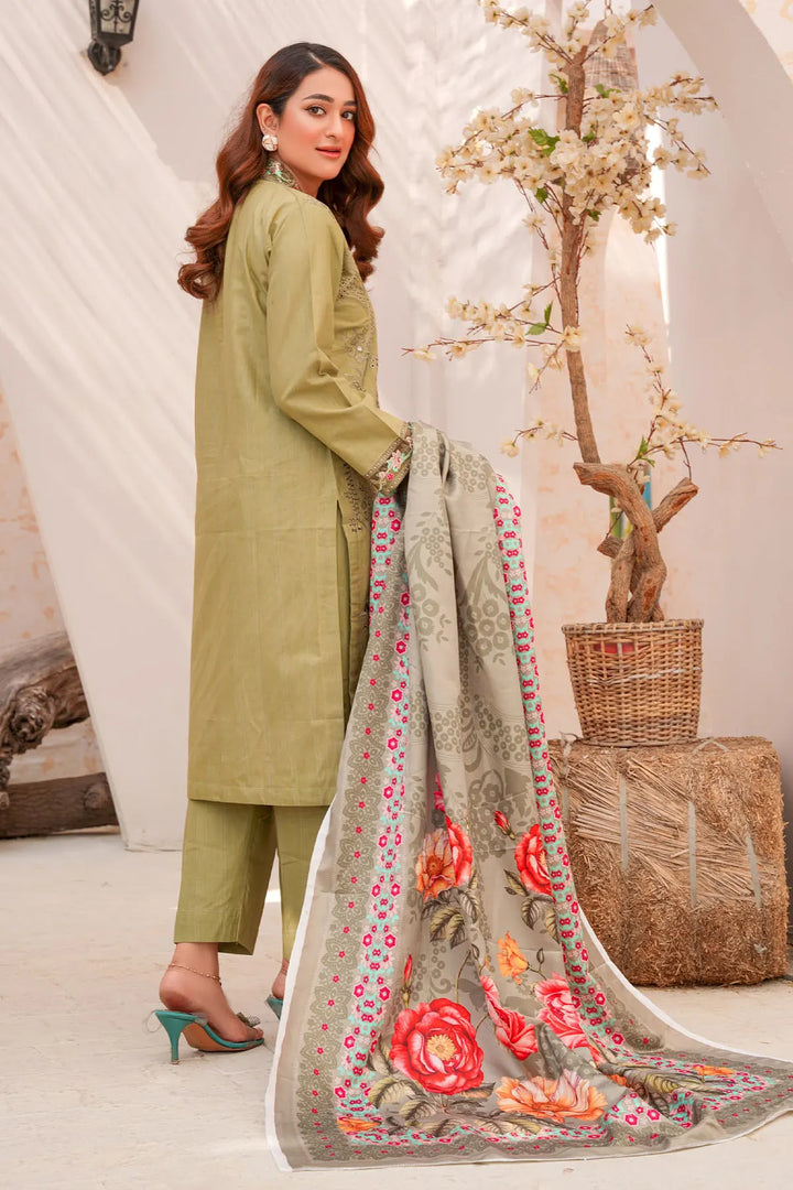 Unique pattern cotton dresses for winter by Sehar Bano
