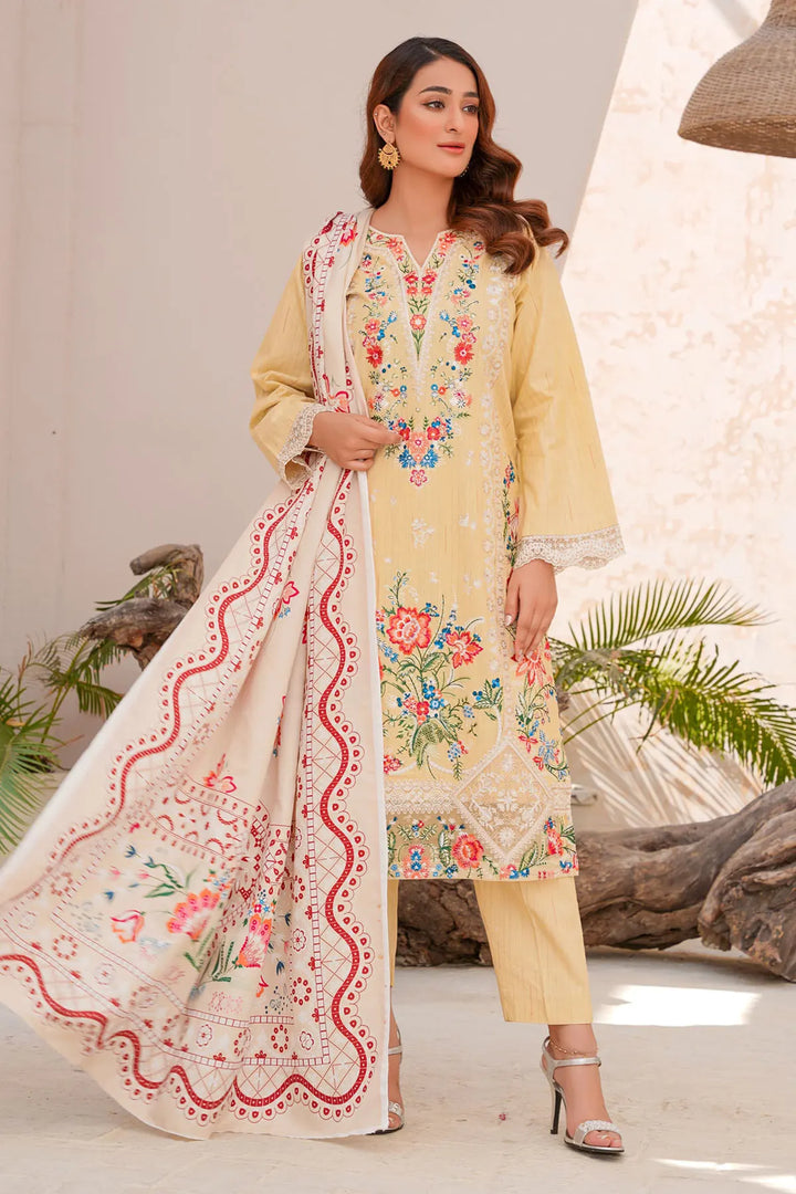 Designer cotton dresses for winter season by Sehar Bano
