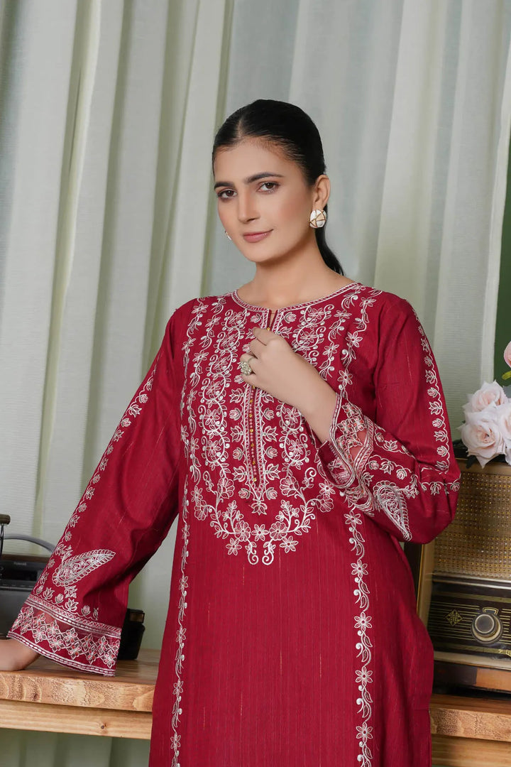 Elegant winter cotton suits by Sehar Bano
